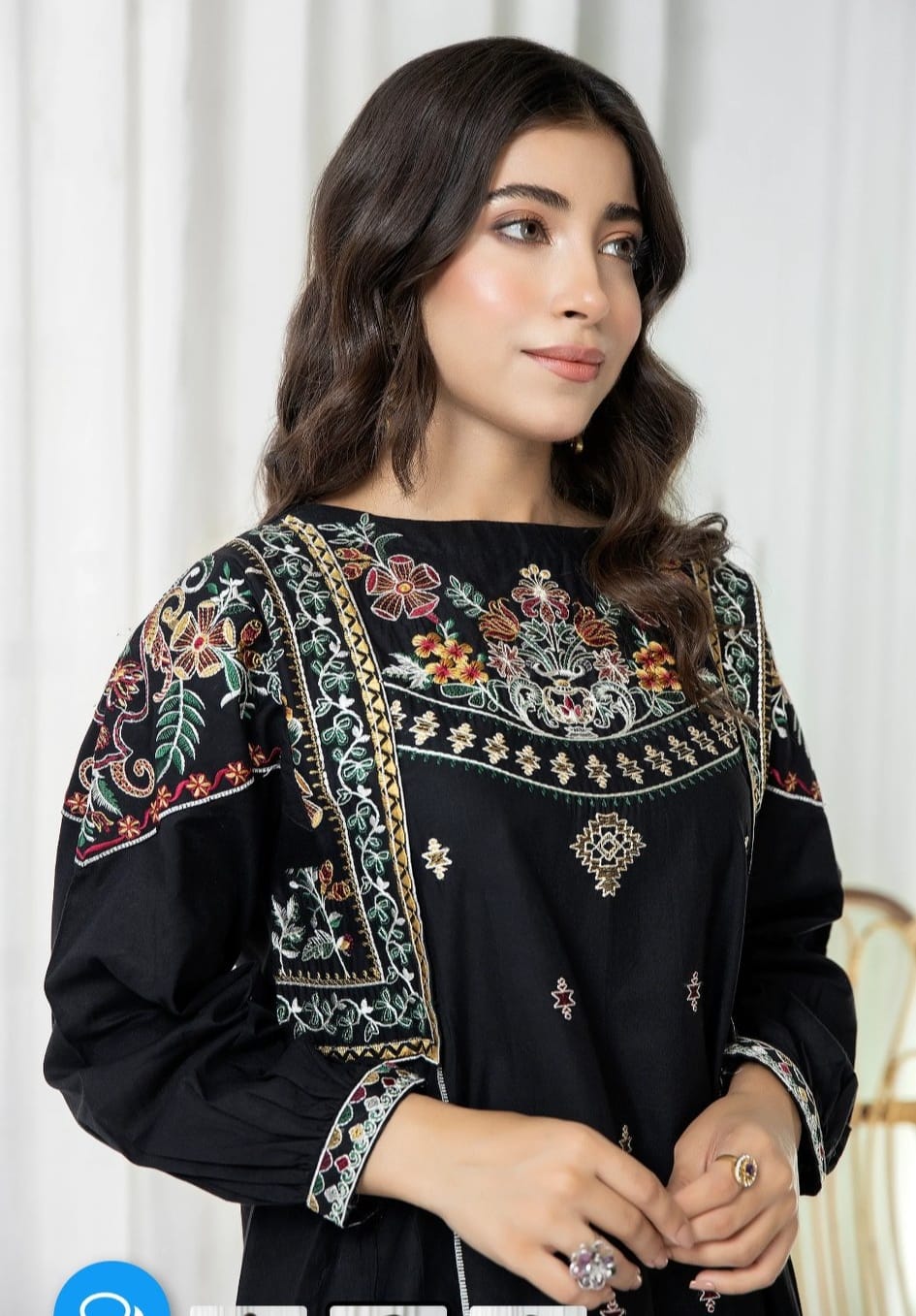 Cotton Fully Embroidered